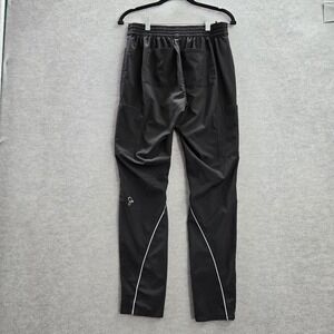 Jaanuu Women Scrub Pants S Black Jogger Logo PO#J95074 27.5" Inseam